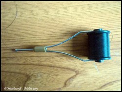 porte bobine + bob fil