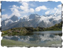 Le lac Lérié et la Meije