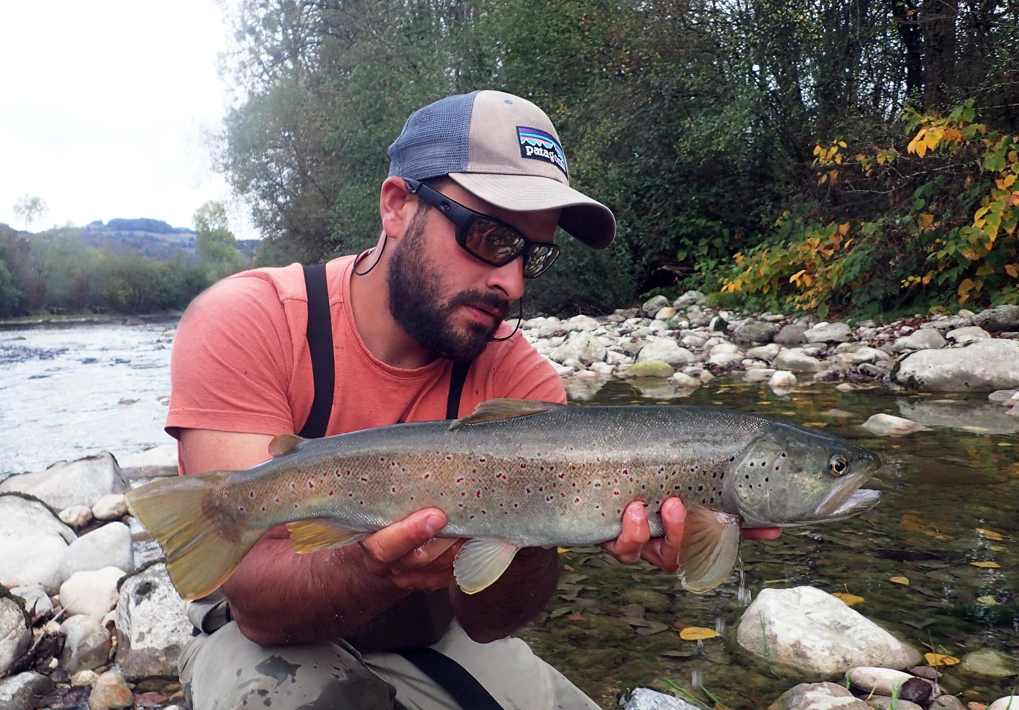 Fabien en voyage de pêche à la mouche en Norvège, 2017